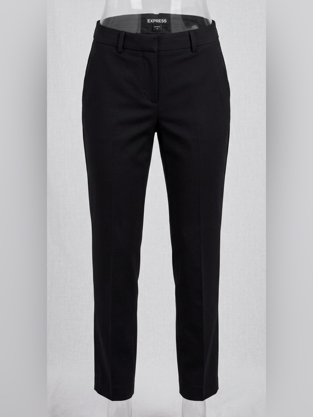 Express Men's Black Slim Fit Dress Pants Flat Front Trouser Slacks 29x32